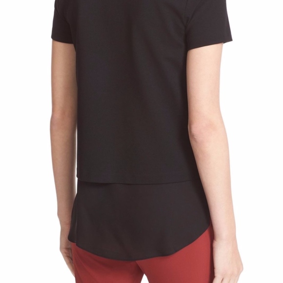 NWT $295 Theory Zadeia V-Neck Tee & Camisole Set in Black in XS! - Picture 8 of 8
